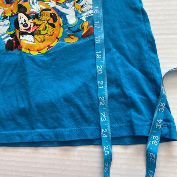 Disney Parks WDW Womens Shirt Small Blizzard Bleach T Shirt Mickey Donald Goofy - Picture 5 of 7